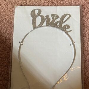 Silver Bride Headband